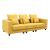 Apollo Luxury Linen Modular 3-Piece Sofa Set