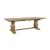 Florence Wood Rectangular Double Pedestal Extendable Dining Table
