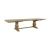 Florence Wood Rectangular Double Pedestal Extendable Dining Table