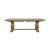 Florence Wood Rectangular Double Pedestal Extendable Dining Table