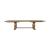 Florence Wood Rectangular Double Pedestal Extendable Dining Table