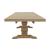 Florence Wood Rectangular Double Pedestal Extendable Dining Table