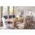 Florence Wood Rectangular Double Pedestal Extendable Dining Table