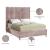 Candace Velvet King Size Bed