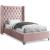 Aiden Velvet Twin Size Bed
