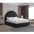 Milo Boucle Fabric Queen Size Bed