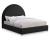 Milo Boucle Fabric Queen Size Bed