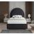 Milo Boucle Fabric Twin Size Bed