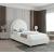 Milo Boucle Fabric Twin Size Bed