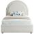 Milo Boucle Fabric Twin Size Bed