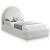Milo Boucle Fabric Twin Size Bed