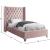 Aiden Velvet Twin Size Bed