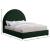 Milo Boucle Fabric Queen Size Bed