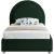 Milo Boucle Fabric Twin Size Bed
