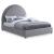 Milo Boucle Fabric Queen Size Bed