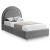 Milo Boucle Fabric Twin Size Bed