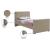 Dillard Velvet Twin Size Bed