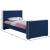 Dillard Velvet Twin Size Bed