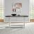 Brook Bay Rectangular Wood Opt Extendable Gathering Trestle Dining Room Set