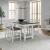 Brook Bay Rectangular Wood Extendable Gathering Trestle Dining Room Set
