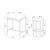 Santana Wood Veneer/Steel 5-Piece Bar Set