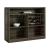 Joe Rectangular Wood Veneer Storage Bar Unit