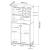 Mendoza 2-door Wood Veneer Wine Cabinet
