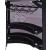 Dallas 2-Shelf Curved Bar Unit