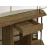 Gideon Crescent Shaped Glass Top Bar Unit with Drawer