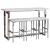 Marmot 4-Piece Rectangle Counter Height Set