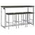 Cassidy 4-Piece Rectangle Counter Height Set