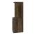 Alviso Wood Veneer/Glass Corner Bar Cabinet with Stemware Rack