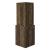 Alviso Wood Veneer/Glass Corner Bar Cabinet with Stemware Rack