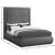 Brooke Linen Fabric Queen Size Bed