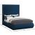 Brooke Linen Fabric King Size Bed