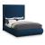 Brooke Linen Fabric Queen Size Bed