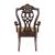 Catalonia Classic Fabric Dining Arm Chair