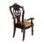 Catalonia Classic Fabric Dining Arm Chair