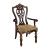 Catalonia Classic Fabric Dining Arm Chair