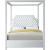 Rowan Velvet King Size Bed