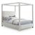 Emerson Linen Fabric King Size Bed