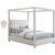 Emerson Linen Fabric Canopy Bed