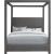 Emerson Linen Fabric King Size Bed