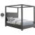 Emerson Linen Fabric King Size Bed
