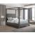 Emerson Linen Fabric Canopy Bed