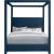 Emerson Linen Fabric Canopy Bed