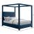 Emerson Linen Fabric Canopy Bed