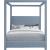 Emerson Linen Fabric King Size Bed