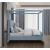 Emerson Linen Fabric King Size Bed