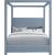 Emerson Linen Fabric Canopy Bed